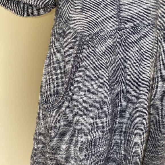Anthropologie Saturday Sunday Dress Women Sz S Heather Gray Short Sleeve Pockets - Picture 4 of 14